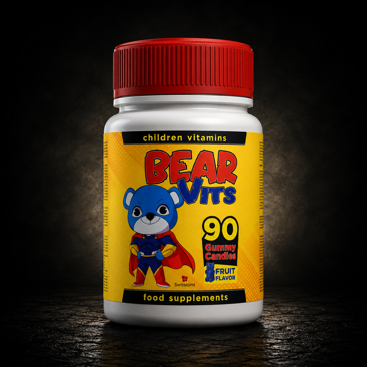 Bear Vits – Multivitaminico alla frutta per bambini in crescita |Swissisimi