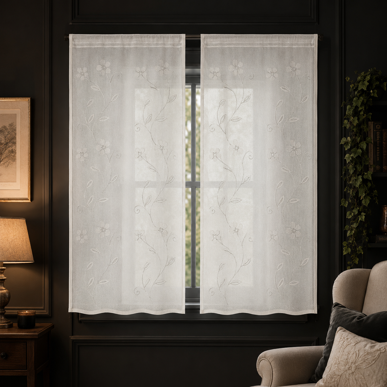 Tenda a Pannelli Ricamata 60×150 cm | IBC