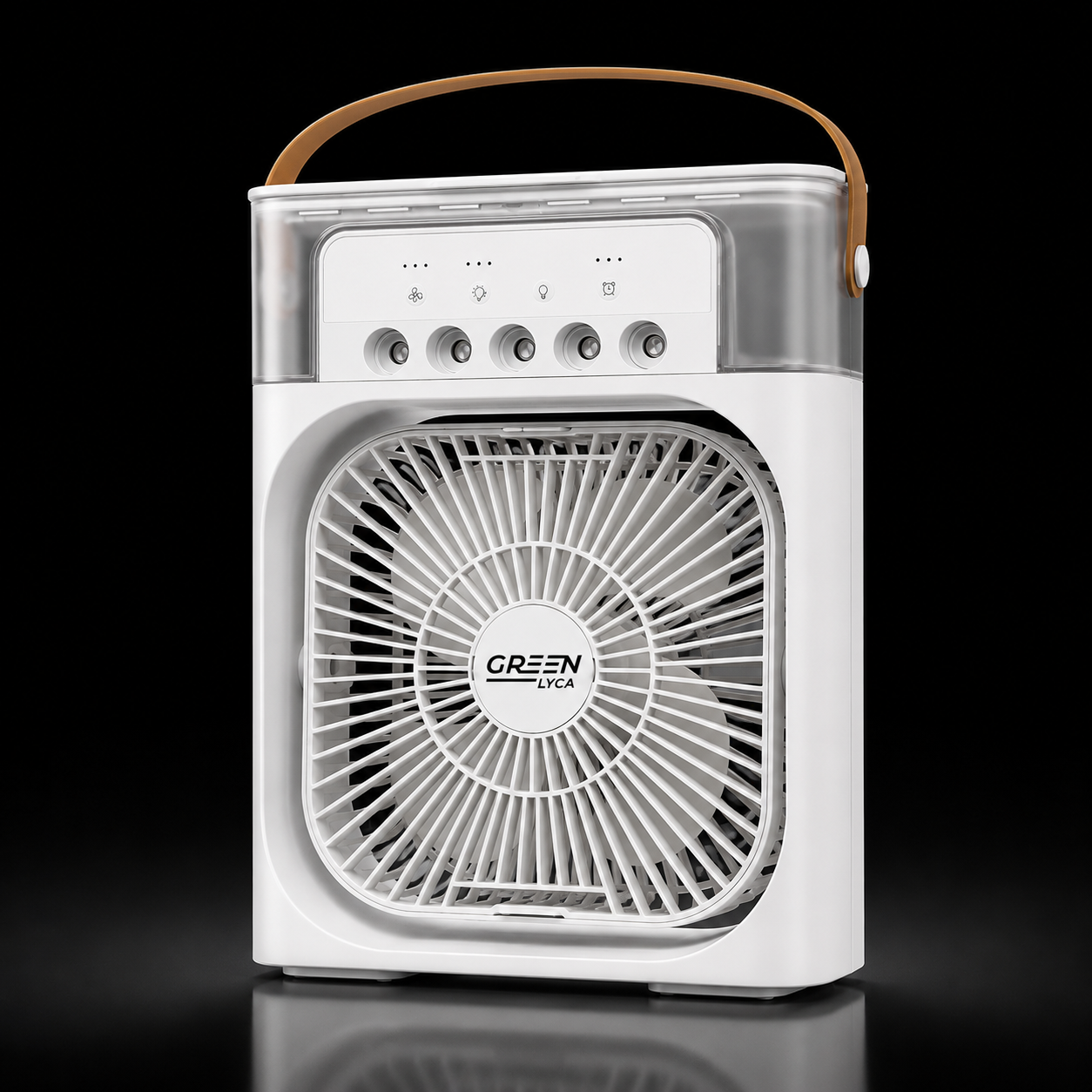 Mini Ventilatore Umidificatore 5 Spray con Luce LED |Green Lyca