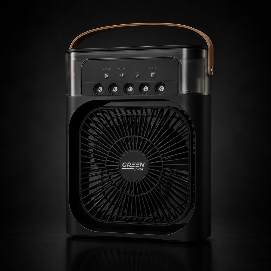 5 喷口 LED 灯迷你加湿风扇 |Green Lyca