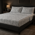 Completo Letto Matrimoniale  - Foglie Verdi | Penelope