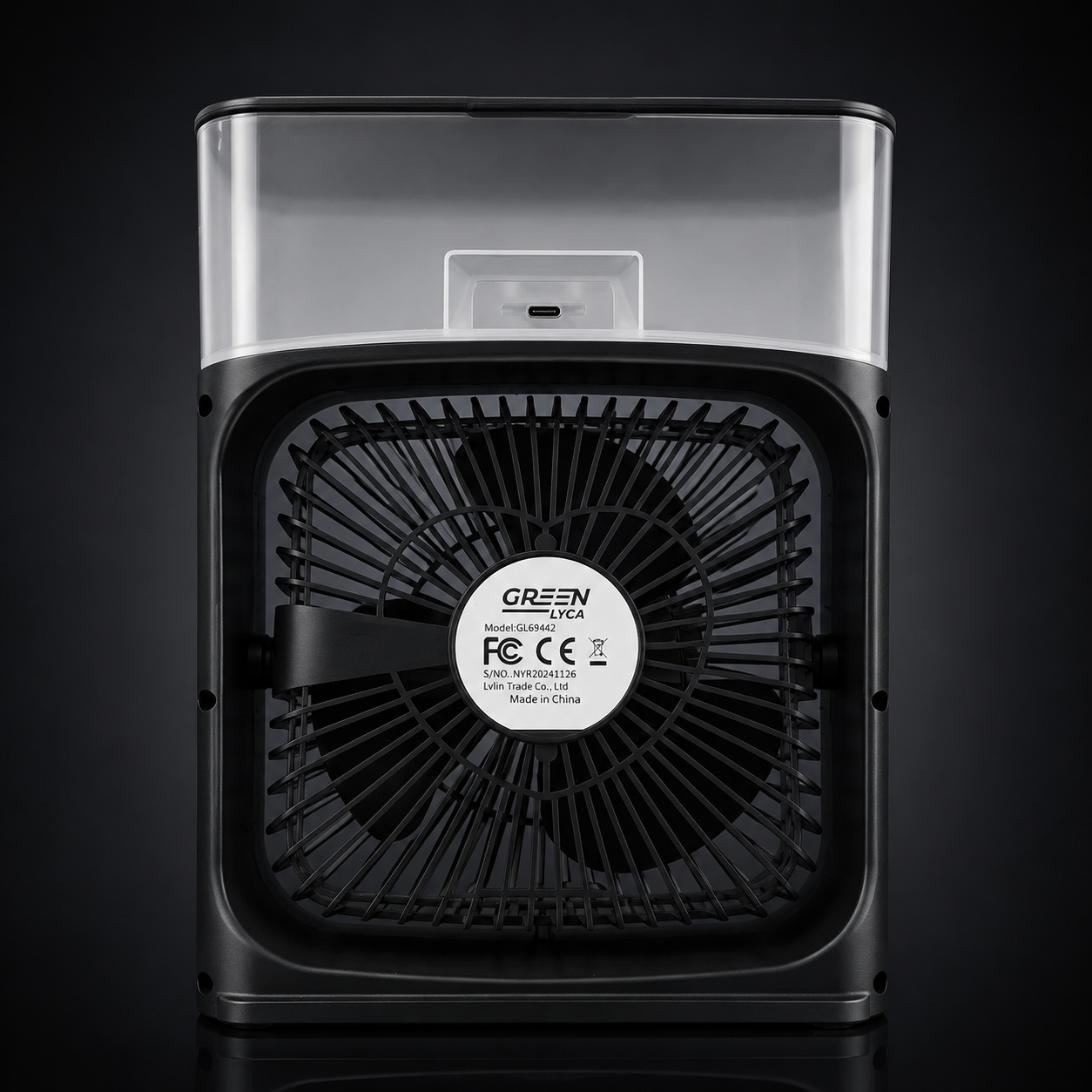Mini Ventilatore Umidificatore 5 Spray con Luce LED |Green Lyca