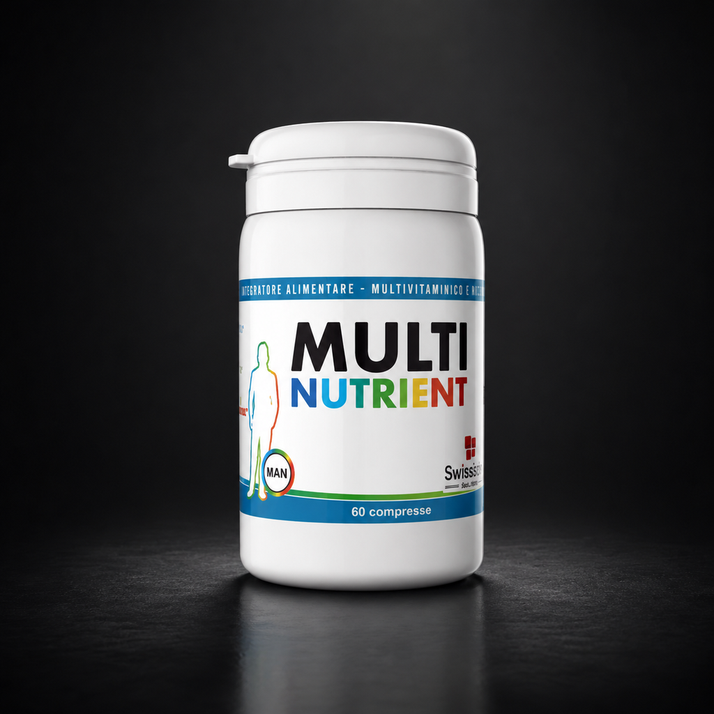 Multinutrient Man – Complete Multivitamin for Men up to 50 Years Old | Swissisimi