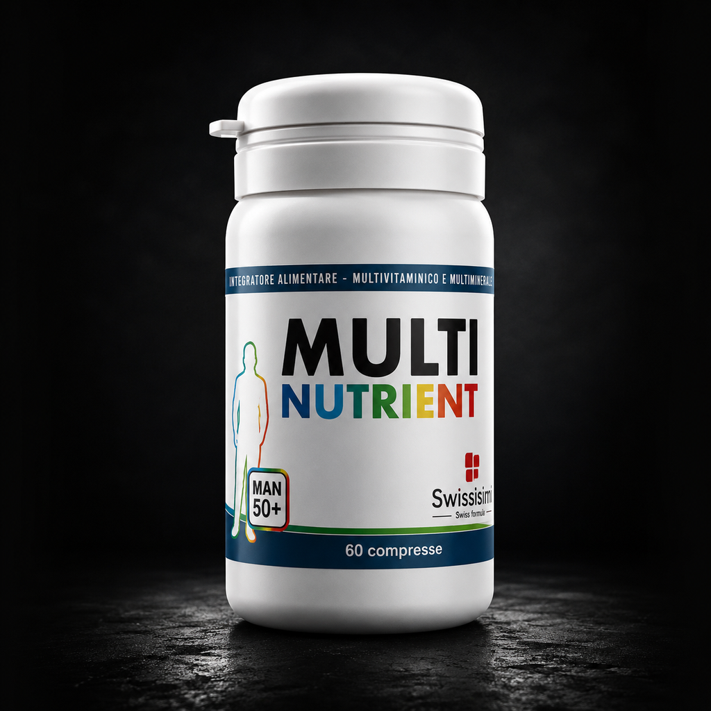 Multinutrient Man 50+ – Complete multivitamin for men over 50 |Swissisimi