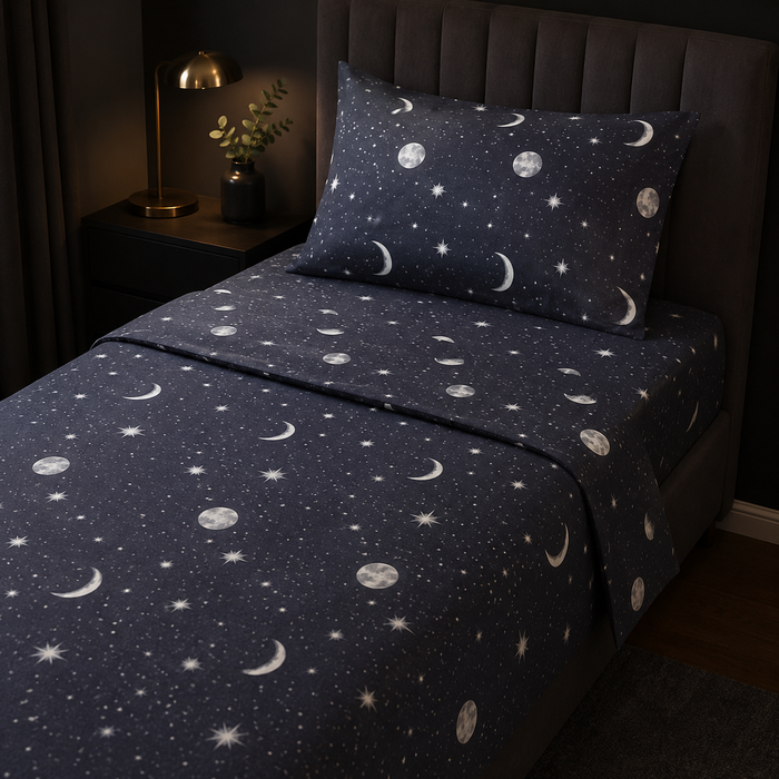 Completo Letto Singolo  –  Stelle e Luna | Penelope