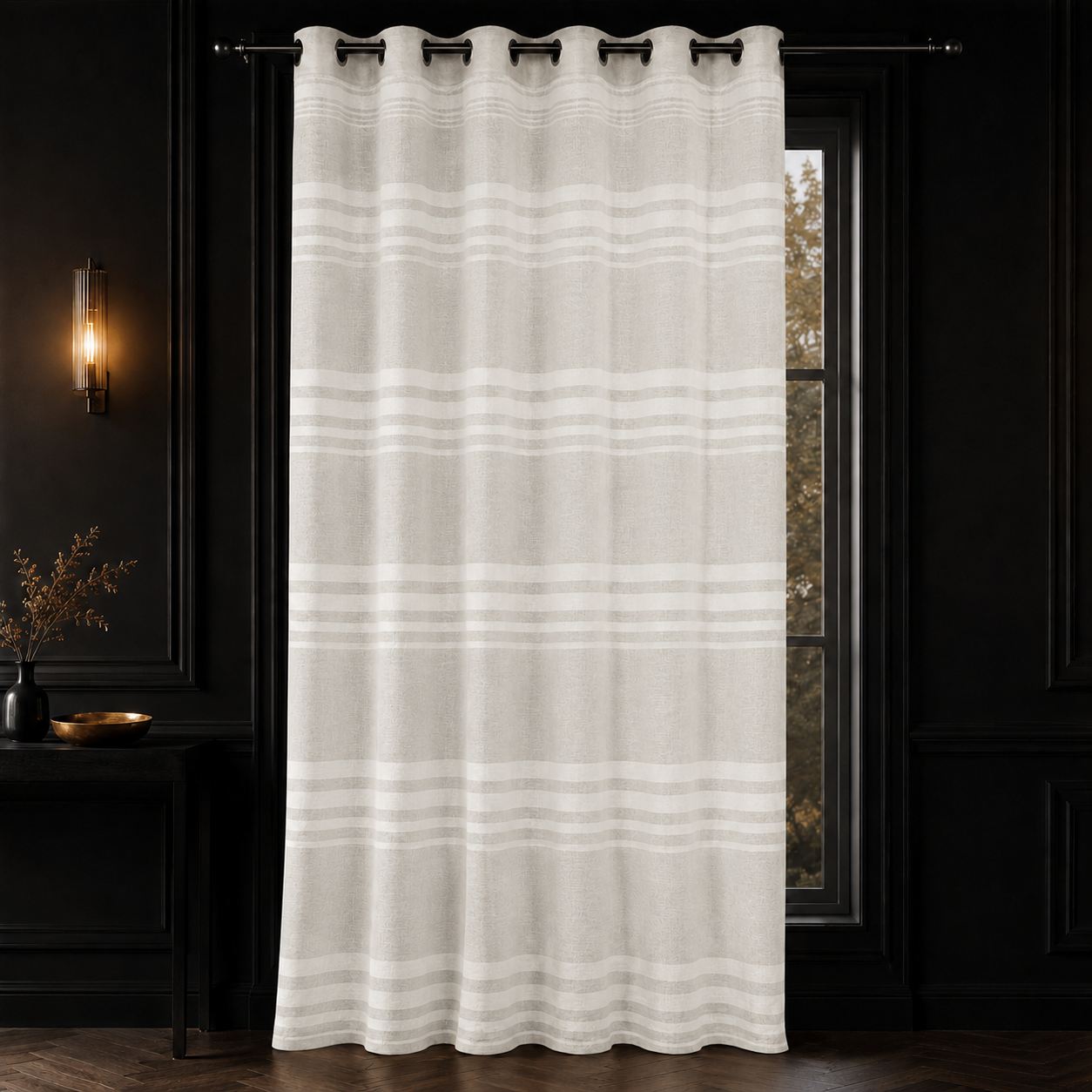 Tenda con Occhielli a Righe 140×280 cm | IBC