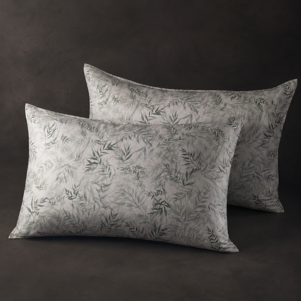 Completo Letto Matrimoniale  - Foglie Verdi | Penelope
