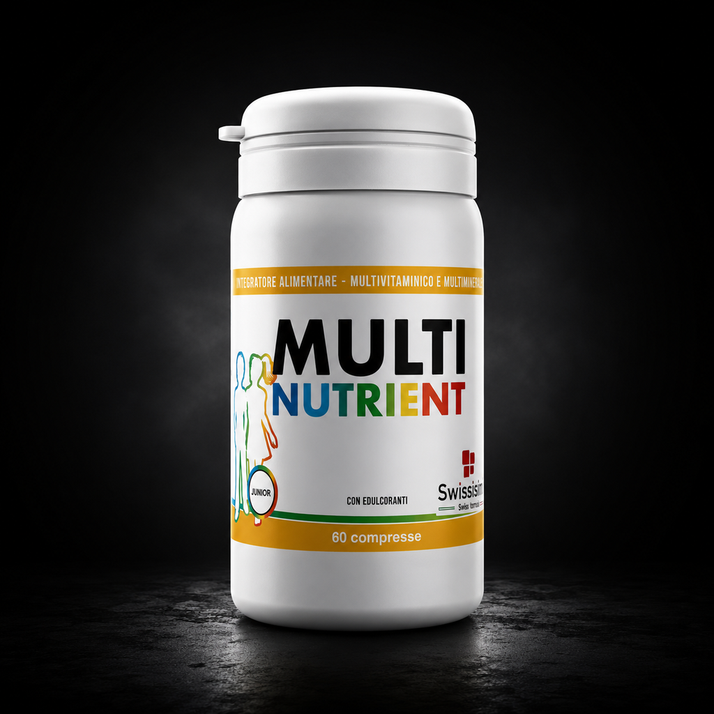 Multinutrient Junior – Multivitaminico completo per bambini dai 4 anni |Swissisimi