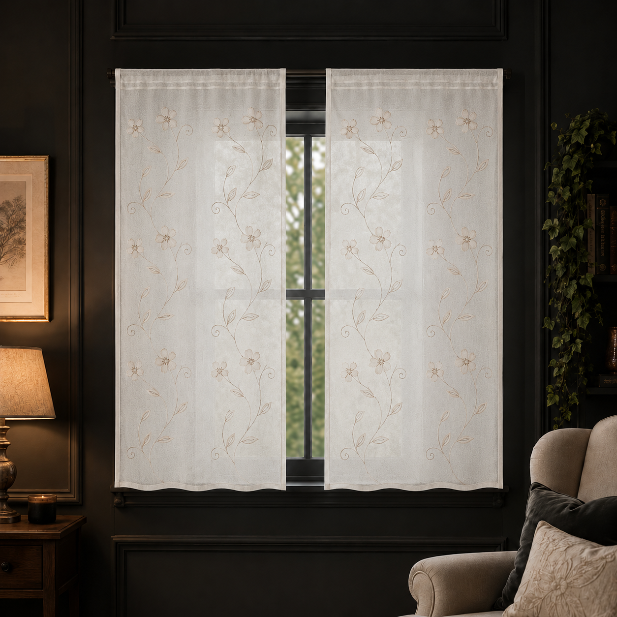 Tenda a Pannelli Ricamata 60×150 cm | IBC
