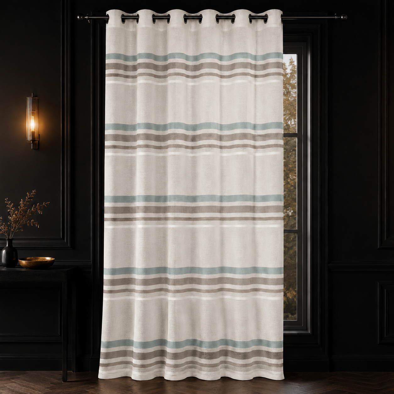 Tenda con Occhielli a Righe 140×280 cm | IBC