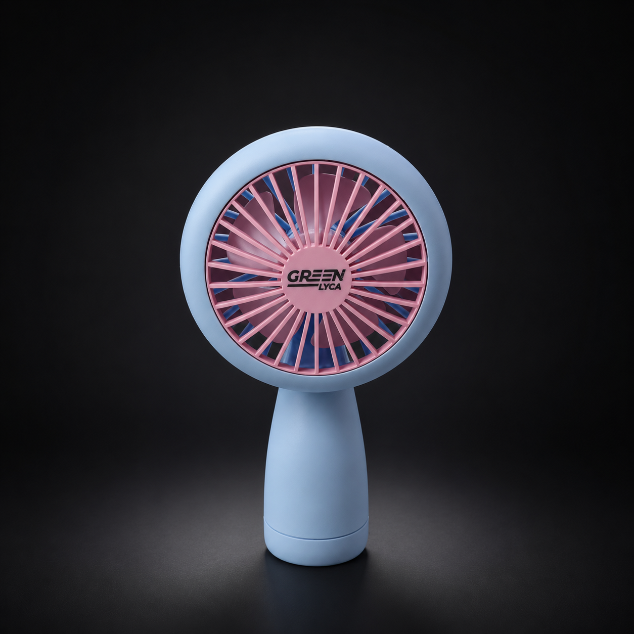Mini Ventilatore Portatile USB a 2 Velocità con Luce Notturna |Green Lyca